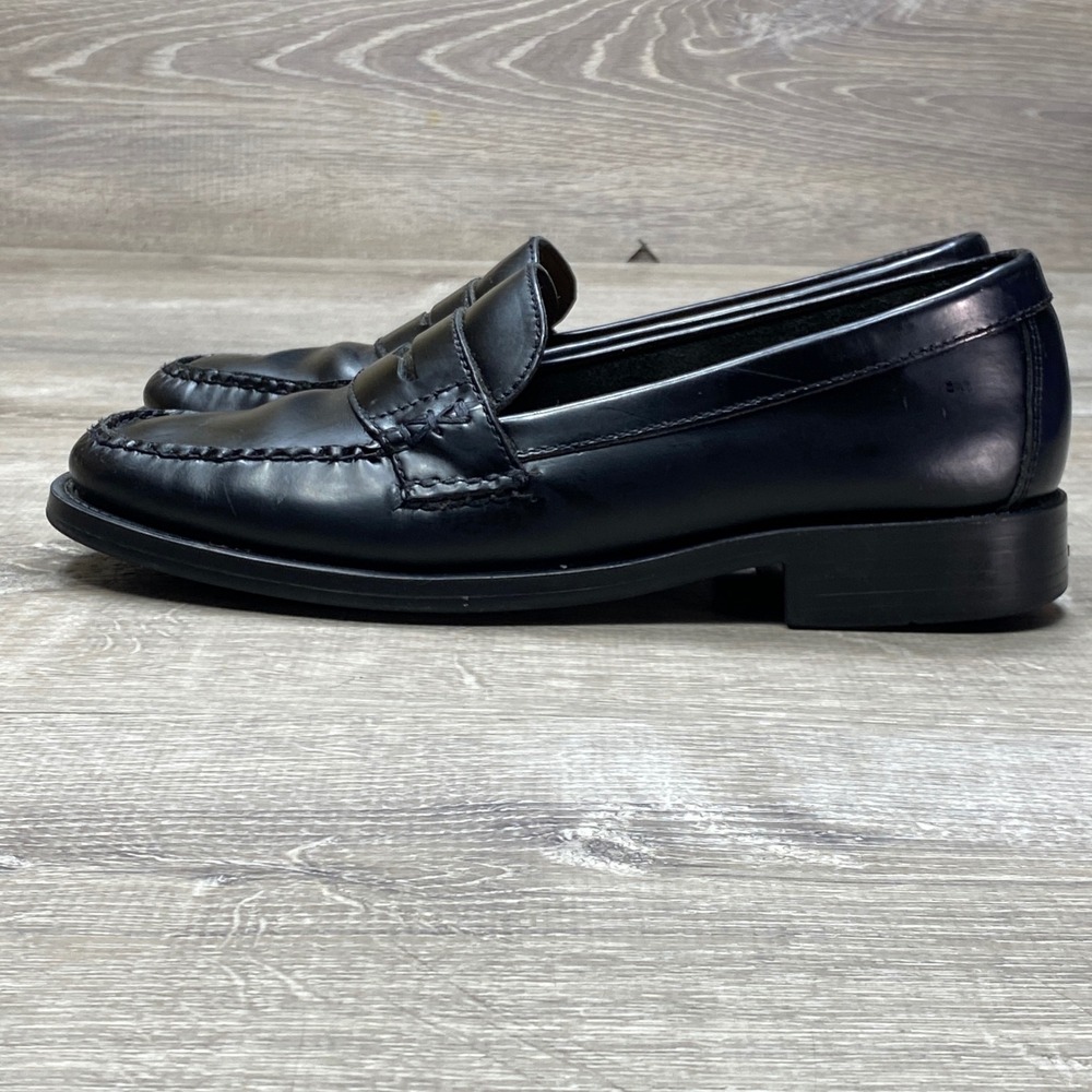 G.H. Bass Weejuns Loafer Womens 9N Black Leather Katherine II Penny Preppy Shoes